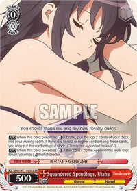 Squandered Spendings, Utaha [Saekano How to Raise a Boring Girlfriend. flat] - POKÉ JEUX