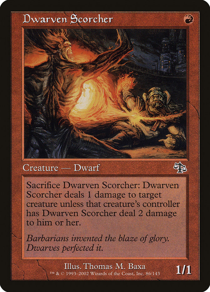 Dwarven Scorcher [Judgment]