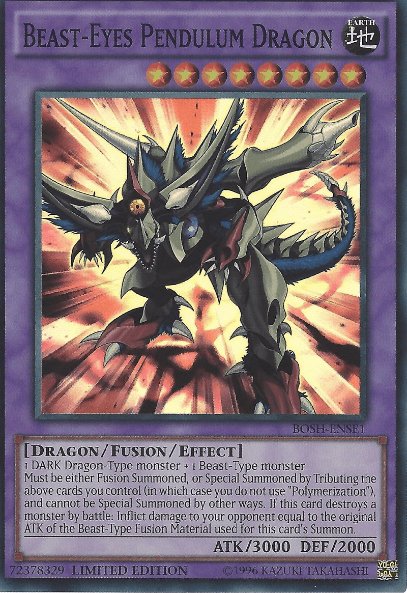 Beast-Eyes Pendulum Dragon [BOSH-ENSE1] Super Rare - POKÉ JEUX