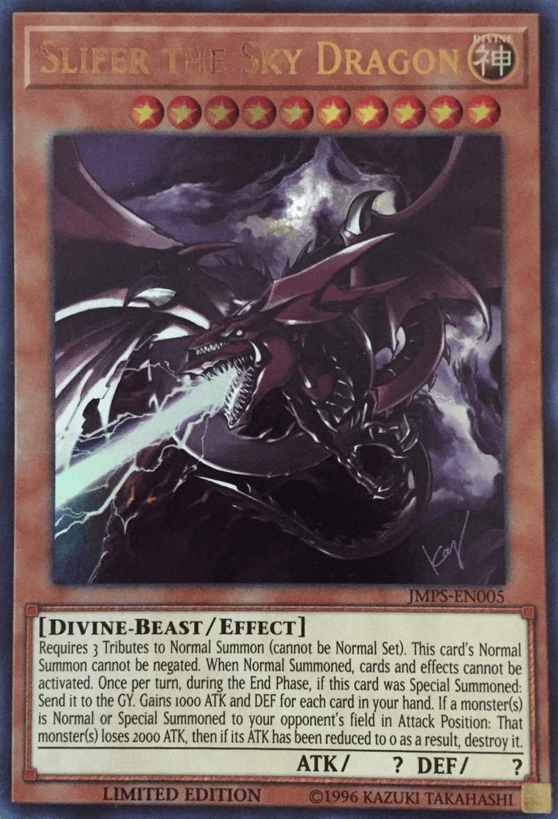 Slifer the Sky Dragon [JMPS-EN005] Ultra Rare - POKÉ JEUX