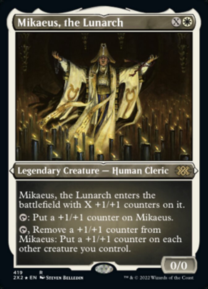 Mikaeus, the Lunarch (Foil Etched) [Double Masters 2022]