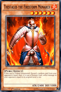 Thestalos the Firestorm Monarch [SR01-EN008] Common - POKÉ JEUX