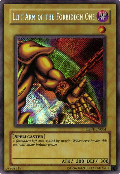 Left Arm of the Forbidden One [UBP1-EN004] Secret Rare - POKÉ JEUX