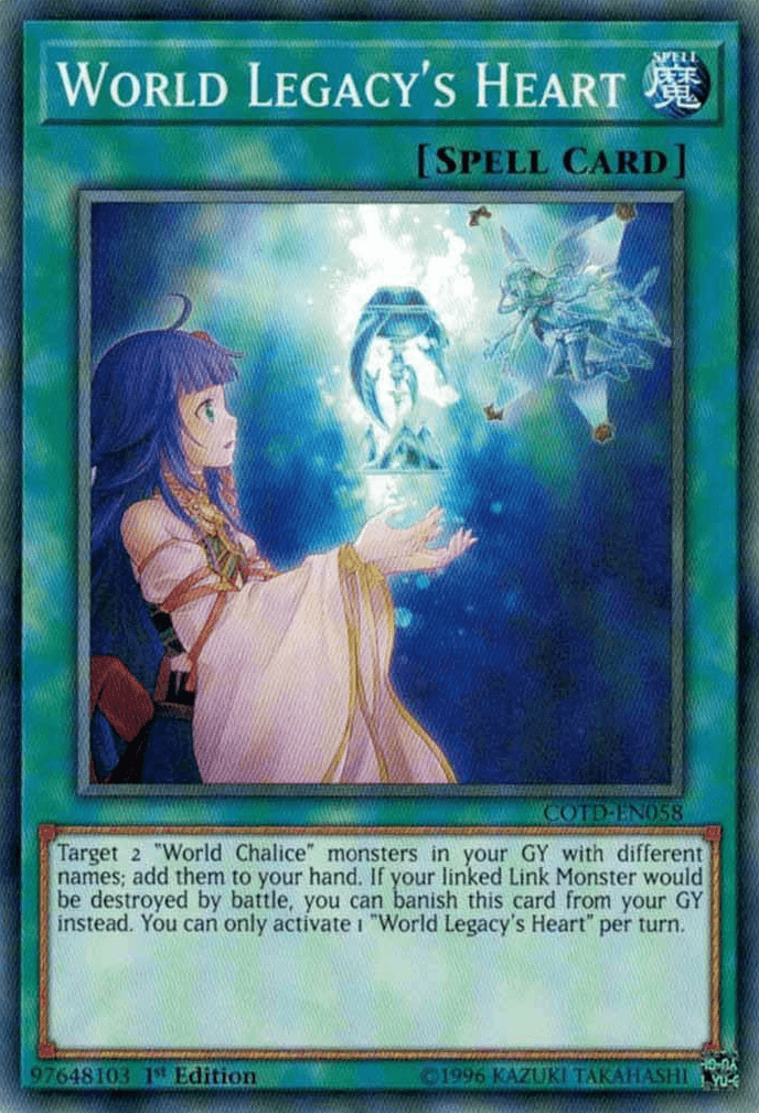 World Legacy's Heart [COTD-EN058] Common - POKÉ JEUX