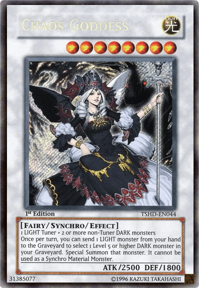 Chaos Goddess [TSHD-EN044] Secret Rare - POKÉ JEUX