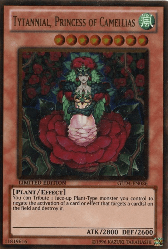 Tytannial, Princess of Camellias [GLD4-EN026] Gold Rare - POKÉ JEUX