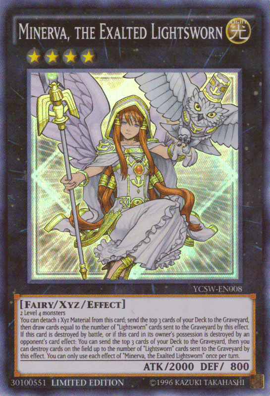 Minerva, the Exalted Lightsworn [YCSW-EN008] Super Rare - POKÉ JEUX