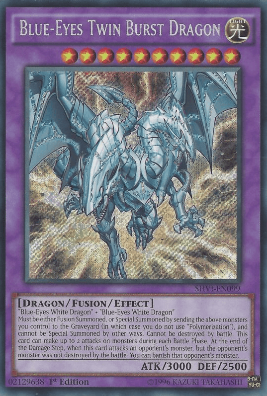 Blue-Eyes Twin Burst Dragon [SHVI-EN099] Secret Rare - POKÉ JEUX