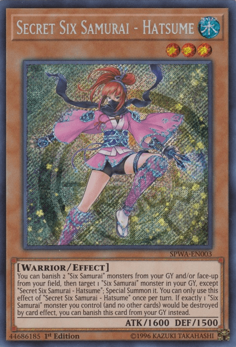 Secret Six Samurai - Hatsume [SPWA-EN003] Secret Rare - POKÉ JEUX