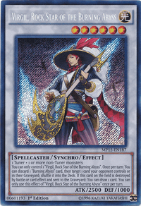 Virgil, Rock Star of the Burning Abyss [MP15-EN187] Secret Rare - POKÉ JEUX