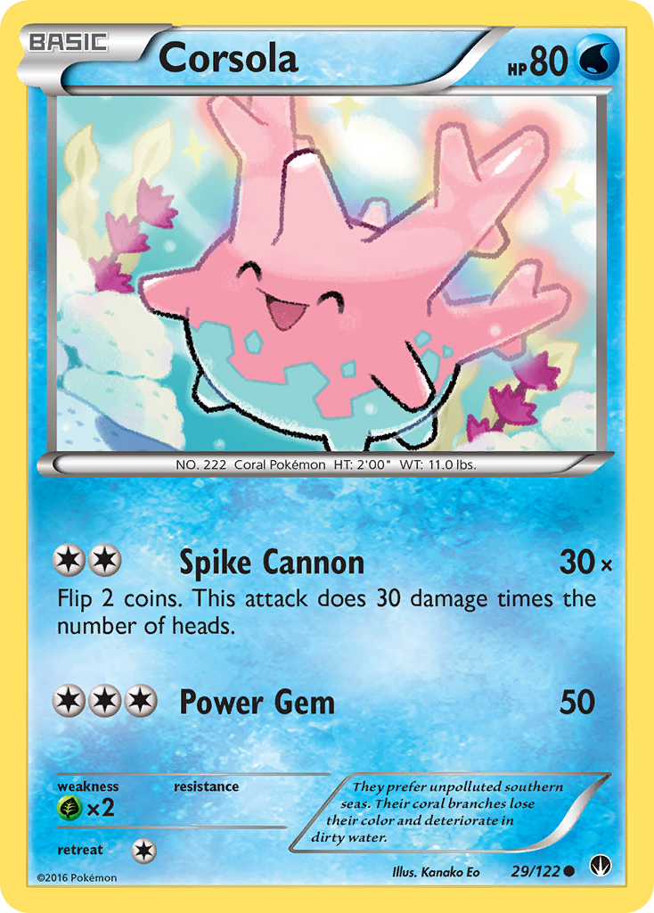 Corsola (29/122) [XY: BREAKpoint]