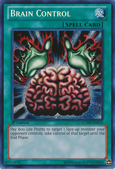 Brain Control [LCYW-EN074] Secret Rare - POKÉ JEUX