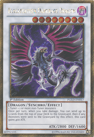 Blackfeather Darkrage Dragon [PGLD-EN017] Gold Secret Rare - POKÉ JEUX