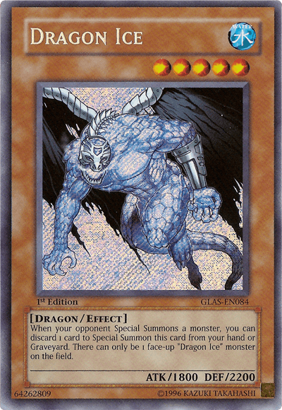 Dragon Ice [GLAS-EN084] Secret Rare - POKÉ JEUX