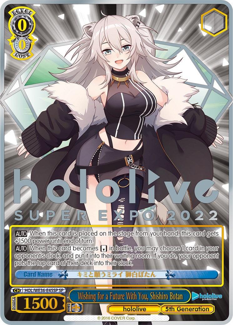 Wishing for a Future With You, Shishiro Botan (Foil) [hololive production Premium Booster] - POKÉ JEUX