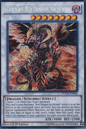 Scarlight Red Dragon Archfiend [DOCS-EN046] Secret Rare - POKÉ JEUX