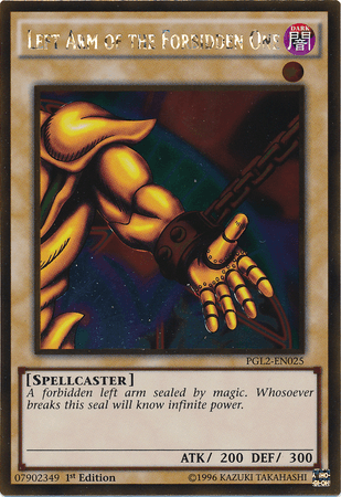 Left Arm of the Forbidden One [PGL2-EN025] Gold Rare - POKÉ JEUX