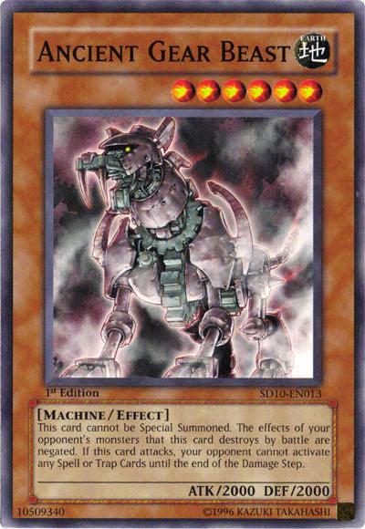 Ancient Gear Beast [SD10-EN013] Common - POKÉ JEUX