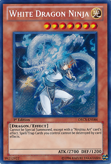 White Dragon Ninja [ORCS-EN084] Secret Rare - POKÉ JEUX