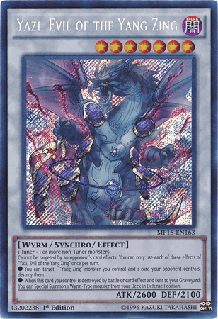 Yazi, Evil of the Yang Zing [MP15-EN163] Secret Rare - POKÉ JEUX