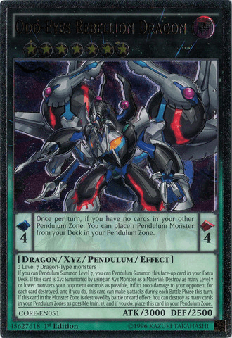 Odd-Eyes Rebellion Dragon [CORE-EN051] Ultimate Rare - POKÉ JEUX