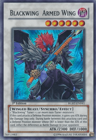 Blackwing Armed Wing [RGBT-EN041] Super Rare - POKÉ JEUX