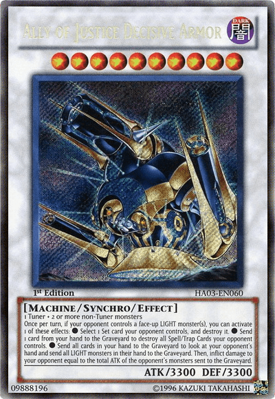 Ally of Justice Decisive Armor [HA03-EN060] Secret Rare - POKÉ JEUX