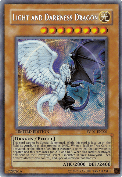 Light and Darkness Dragon [YG01-EN001] Secret Rare - POKÉ JEUX