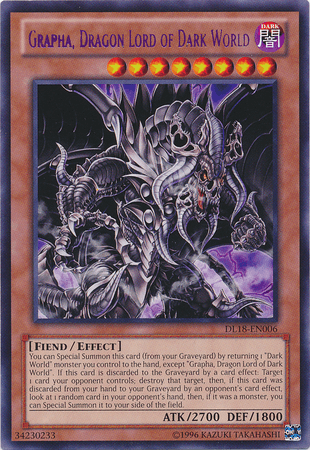 Grapha, Dragon Lord of Dark World (Purple) [DL18-EN006] Rare - POKÉ JEUX