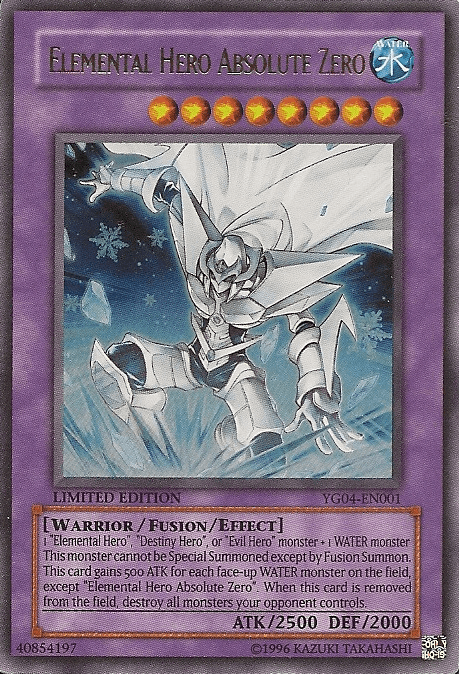 Elemental Hero Absolute Zero [YG04-EN001] Ultra Rare - POKÉ JEUX