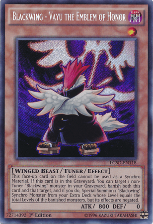 Blackwing - Vayu the Emblem of Honor [LC5D-EN118] Secret Rare - POKÉ JEUX