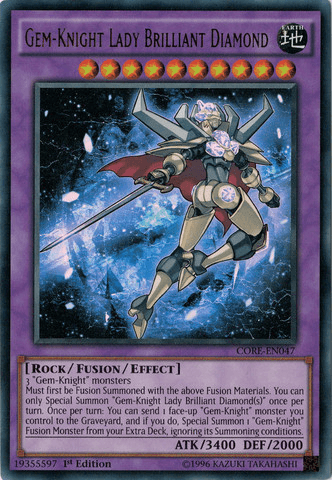 Gem-Knight Lady Brilliant Diamond [CORE-EN047] Ultra Rare - POKÉ JEUX