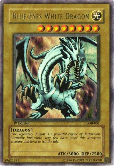 Blue-Eyes White Dragon [LOB-001] Ultra Rare - POKÉ JEUX