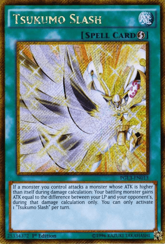 Tsukumo Slash [PGL3-EN013] Gold Secret Rare - POKÉ JEUX