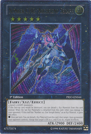 Number C102: Archfiend Seraph [PRIO-EN044] Ultimate Rare - POKÉ JEUX