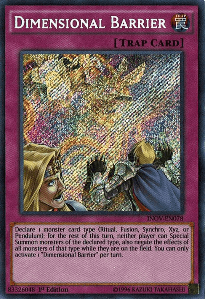 Dimensional Barrier [INOV-EN078] Secret Rare - POKÉ JEUX