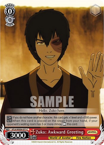 Zuko: Awkward Greeting [Avatar: The Last Airbender]