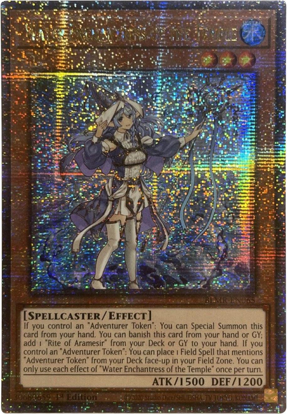 Water Enchantress of the Temple [BLMR-EN065] Quarter Century Secret Rare - POKÉ JEUX