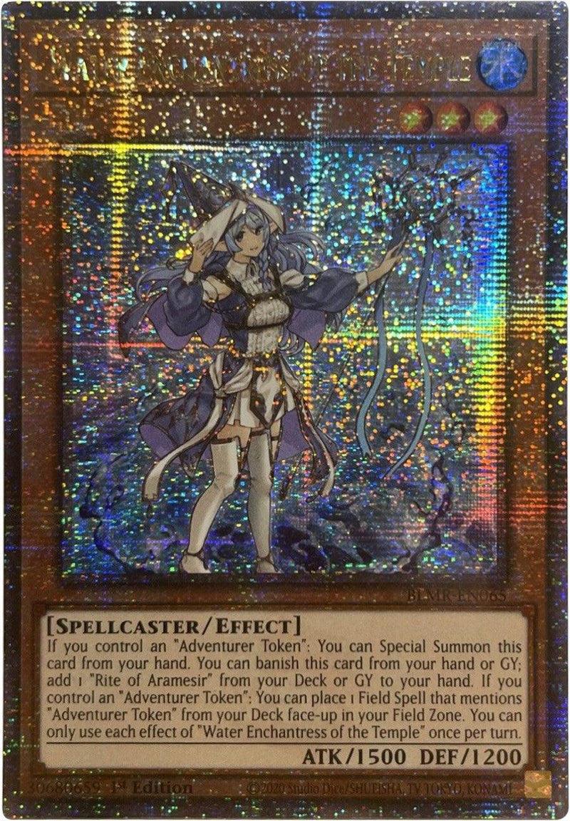 Water Enchantress of the Temple [BLMR-EN065] Quarter Century Secret Rare - POKÉ JEUX