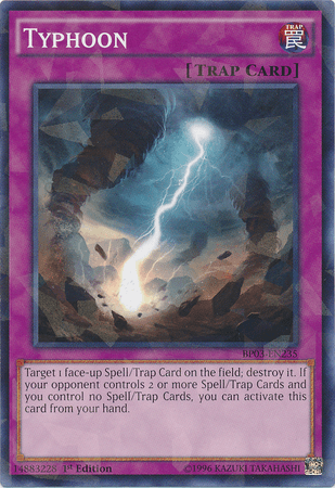 Typhoon [BP03-EN235] Shatterfoil Rare - POKÉ JEUX