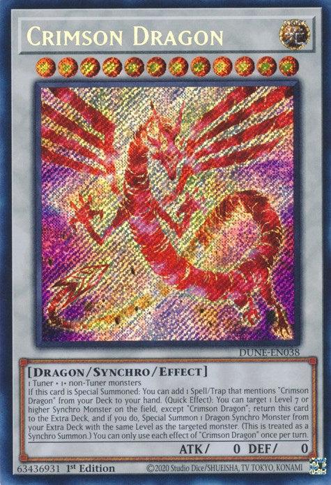 Crimson Dragon [DUNE-EN038] Secret Rare - POKÉ JEUX