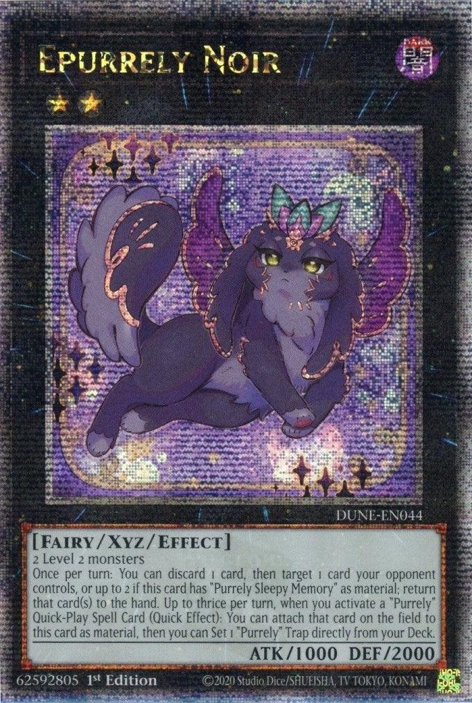 Epurrely Noir [DUNE-EN044] Quarter Century Secret Rare - POKÉ JEUX