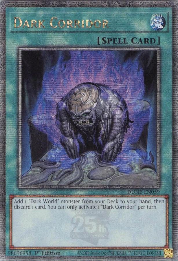 Dark Corridor [DUNE-EN059] Quarter Century Secret Rare - POKÉ JEUX