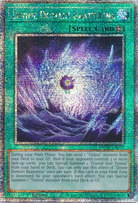 Divine Domain Baatistina [DUNE-EN090] Quarter Century Secret Rare - POKÉ JEUX