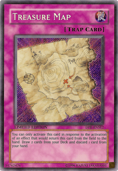 Treasure Map [DPK-ENSE2] Secret Rare - POKÉ JEUX