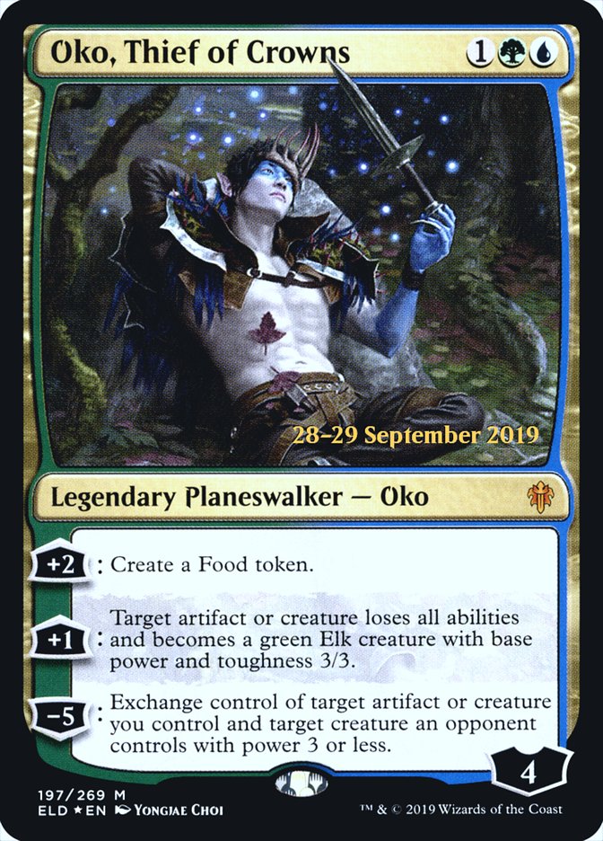 Oko, Thief of Crowns [Throne of Eldraine Prerelease Promos]