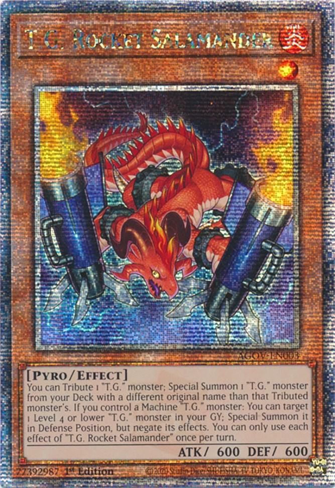 T.G. Rocket Salamander (Quarter Century Secret Rare) [AGOV-EN003] Quarter Century Secret Rare - POKÉ JEUX