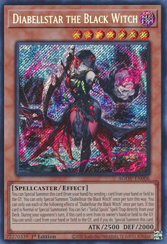 Diabellstar the Black Witch [AGOV-EN006] Secret Rare - POKÉ JEUX