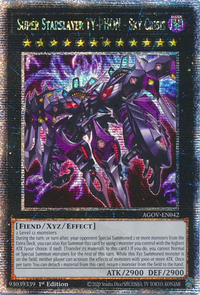 Super Starslayer TY-PHON - Sky Crisis (Quarter Century Secret Rare) [AGOV-EN042] Quarter Century Secret Rare - POKÉ JEUX