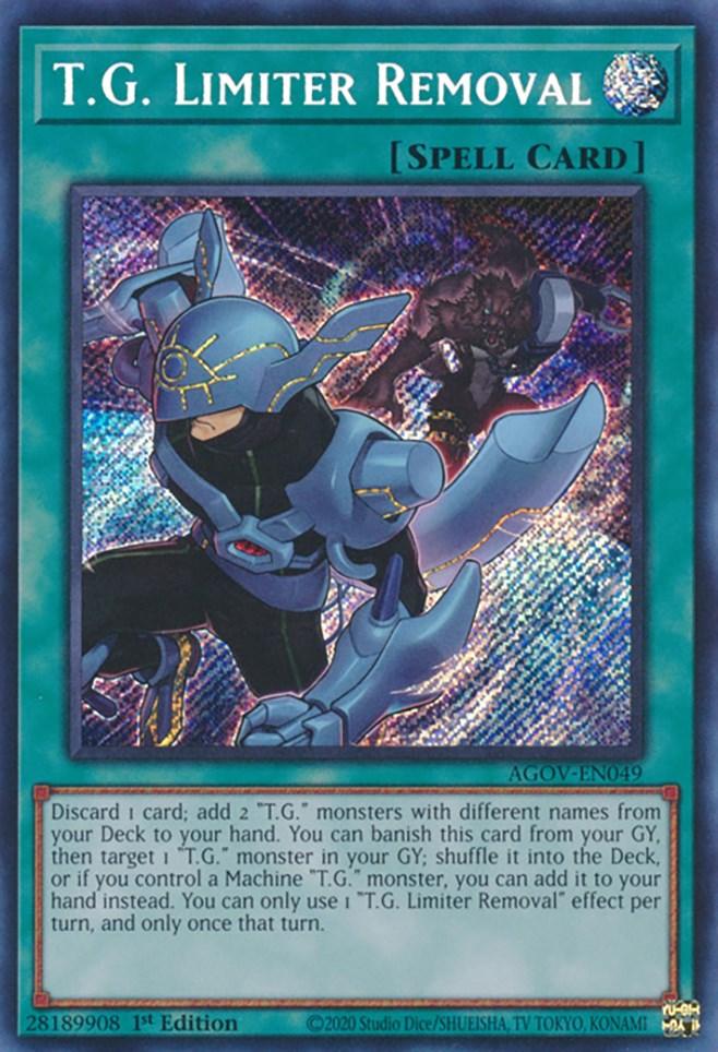 T.G. Limiter Removal [AGOV-EN049] Secret Rare - POKÉ JEUX